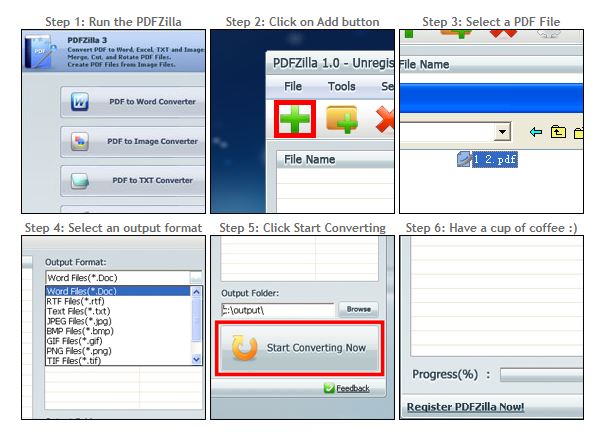 pdf to word, excel converter