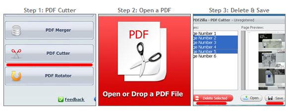 how to cut and delete pdf pages