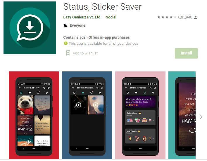 whatsapp status saver app 