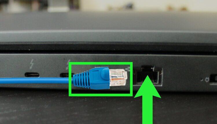 Ethernet connecting port