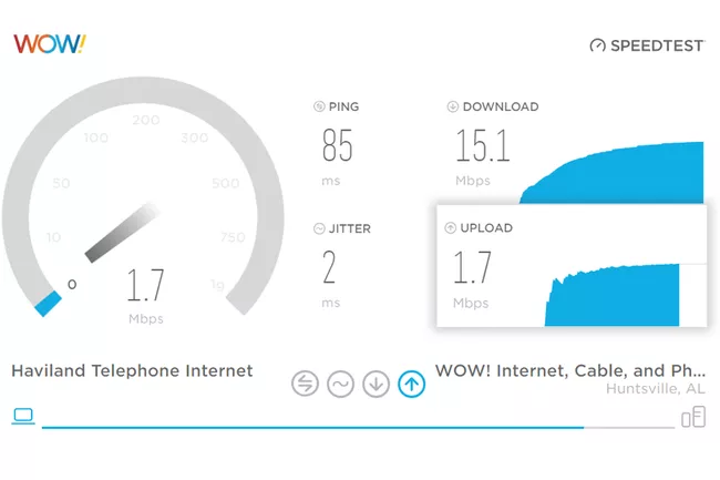 bandwidth speed test