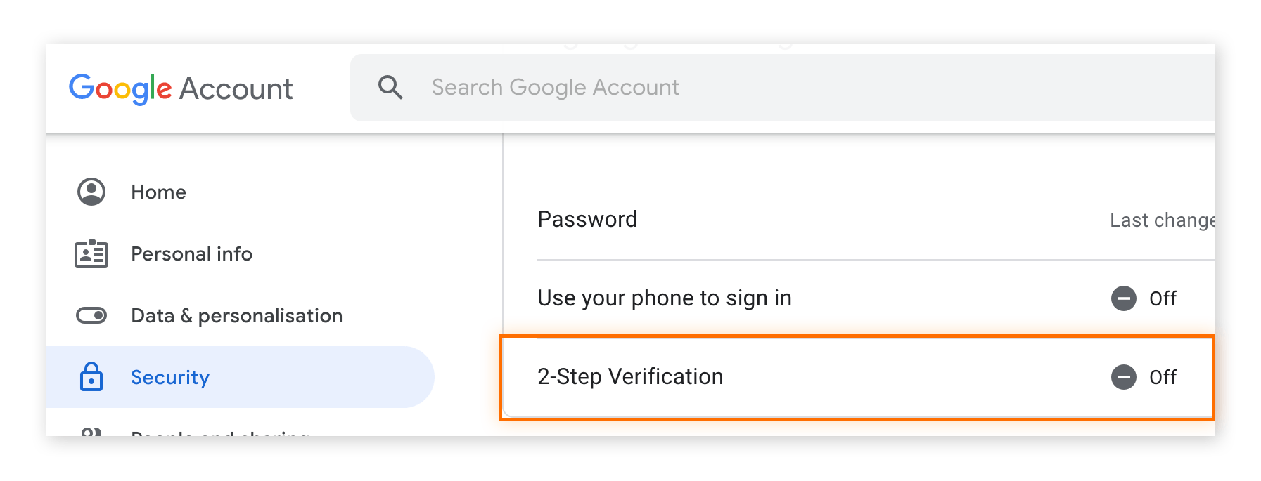 click security and tap to two-factor-authentication