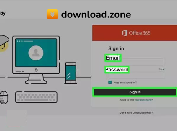 Godaddy email login with office 365