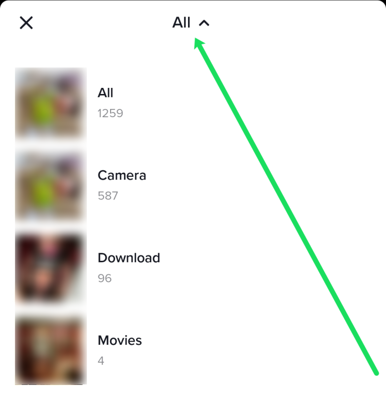 Navigate directly to an album TikTok Video with Photos