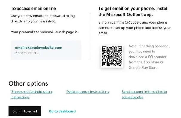 GoDaddy Workspace Email Login With Microsoft 365