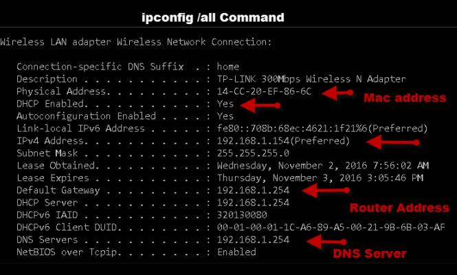 ipconfig-command