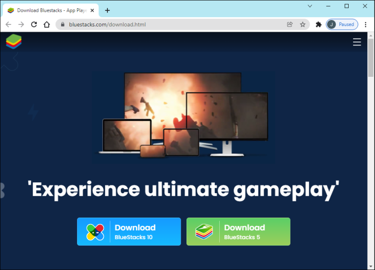 Visit bluestacks.com to download the app.