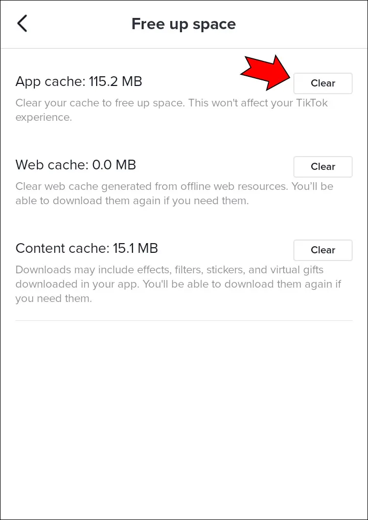 Clear your cache on the next screen.