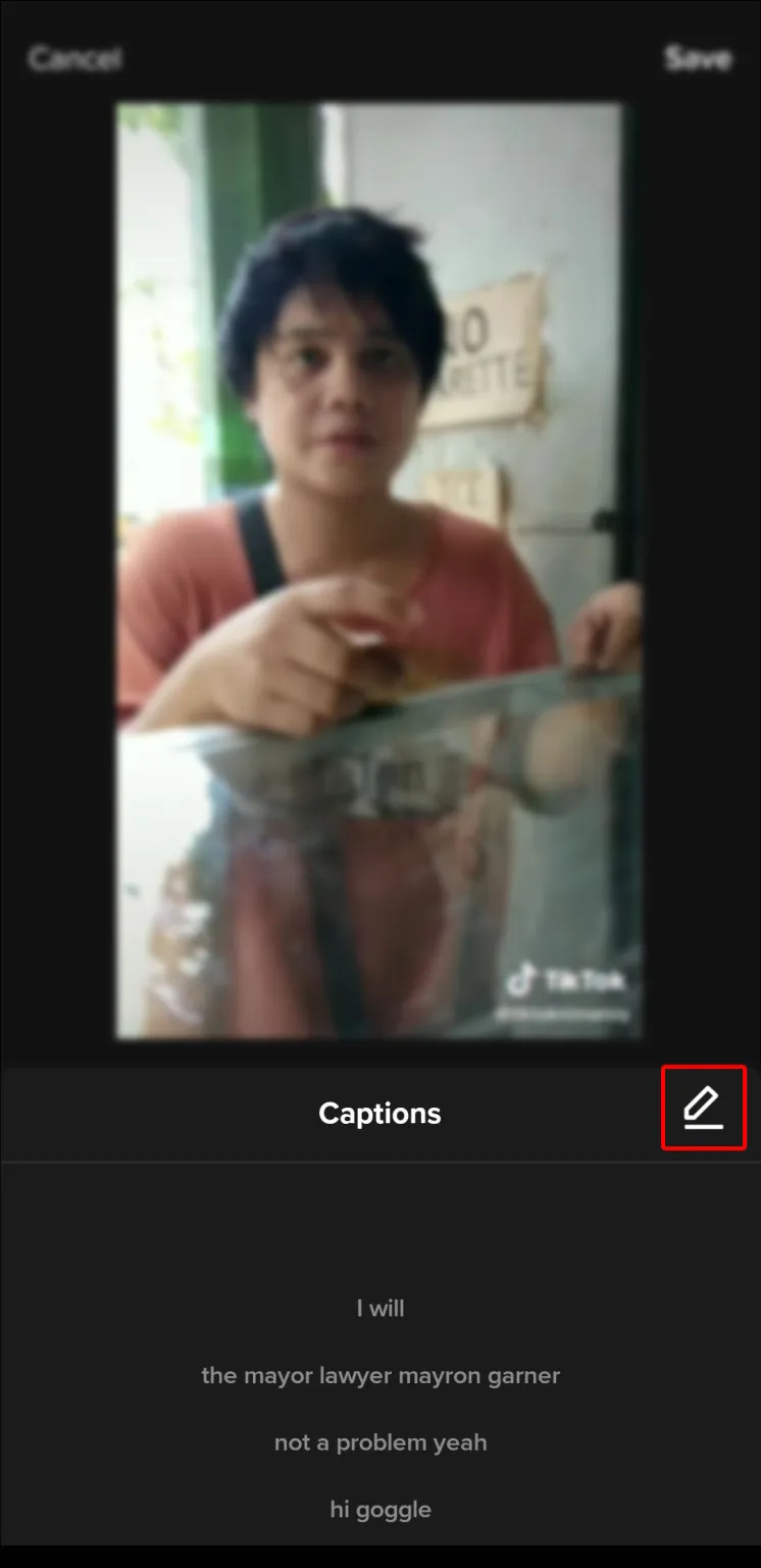 Adjust your captions.