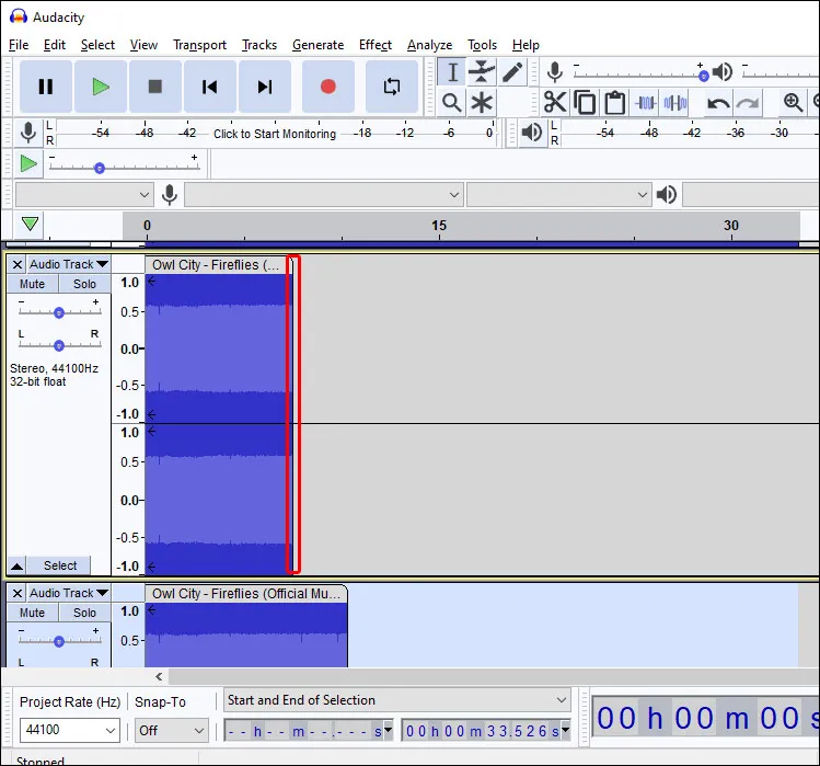 Adjust the length of the mashup and edit the mashup in any way you want.