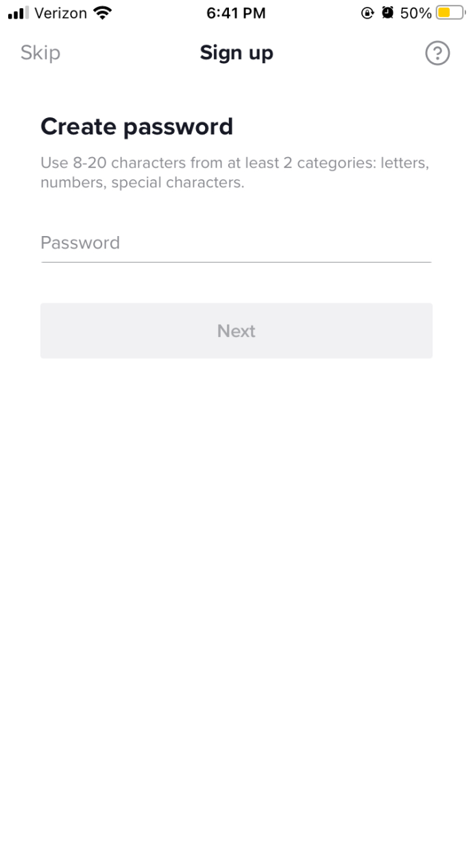 Set a password and Confirm the prompt when finished.