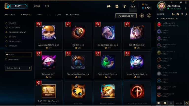 Summoner icons