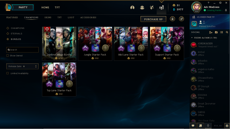 Champion bundles