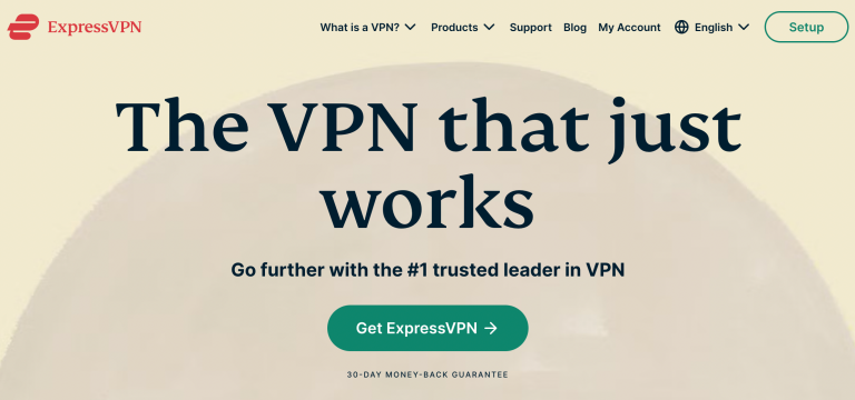 Activate the VPN on the restricted device. We’re using ExpressVPN for our example.