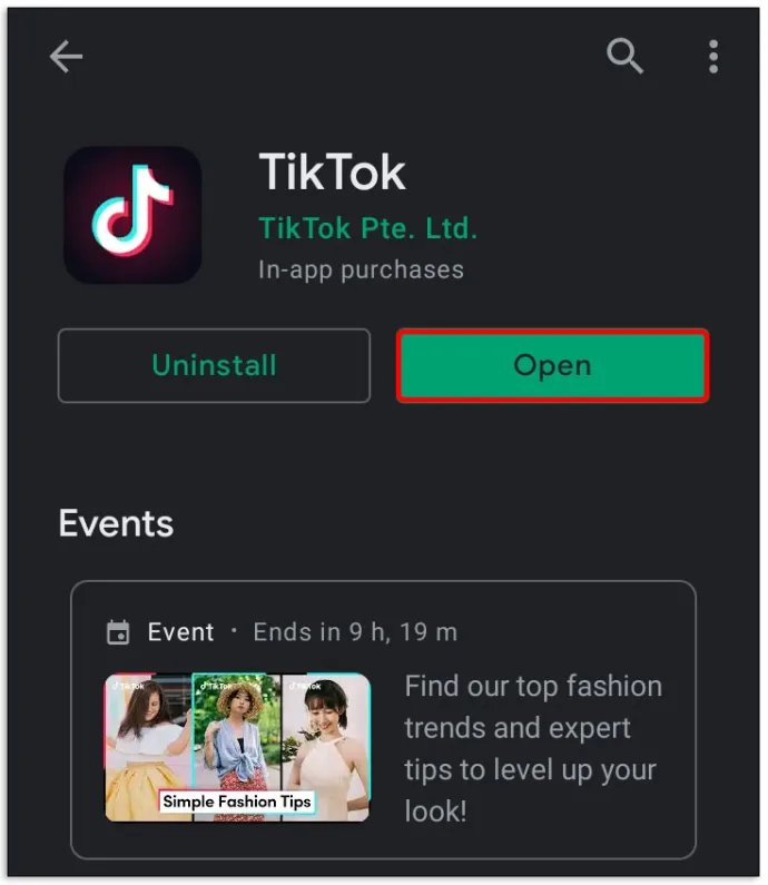 Open TikTok on your mobile device.