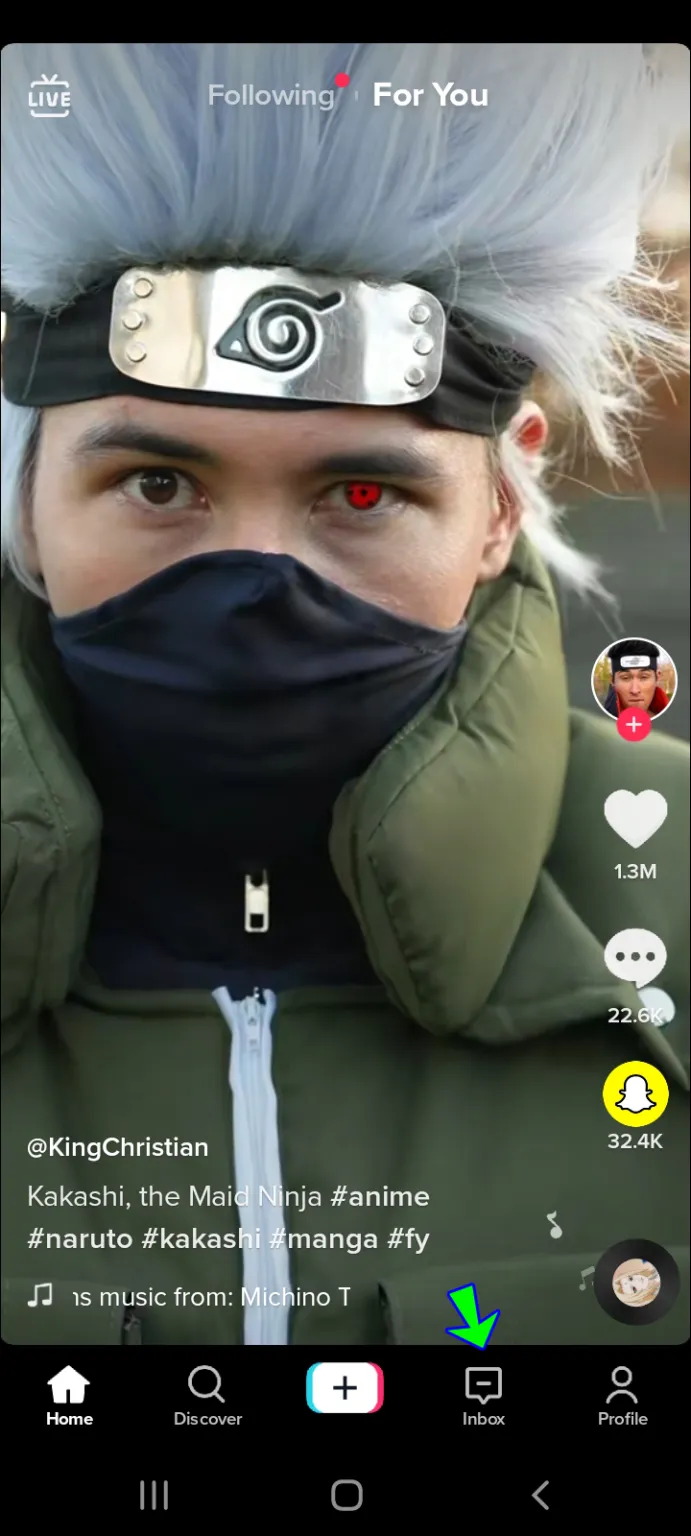 Tap the “Notification” button next to the “+” button. To view who like your tiktok videos