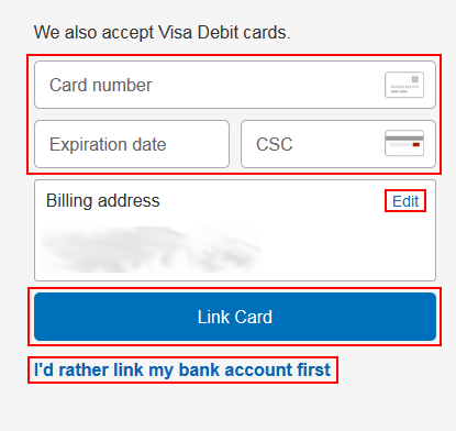 add credit card to paypal account