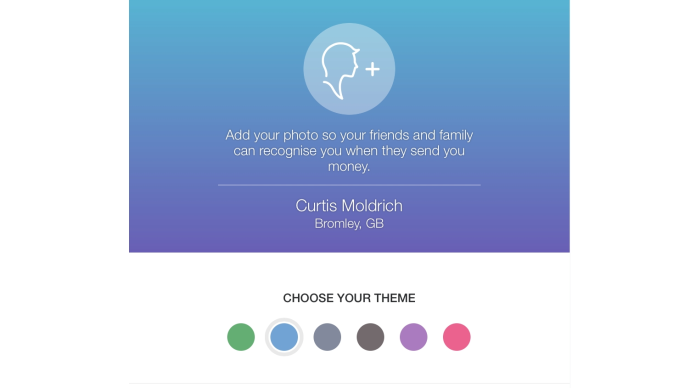 Paypal.me also allows you to personalize your payment page. You can select a background color, and uploading a picture of yourself could give your friends or customers peace of mind when transferring money.