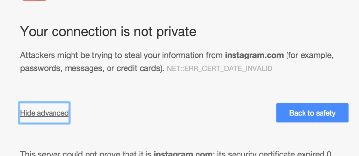 Instagram relies on SSL (Secure Sockets Layer)