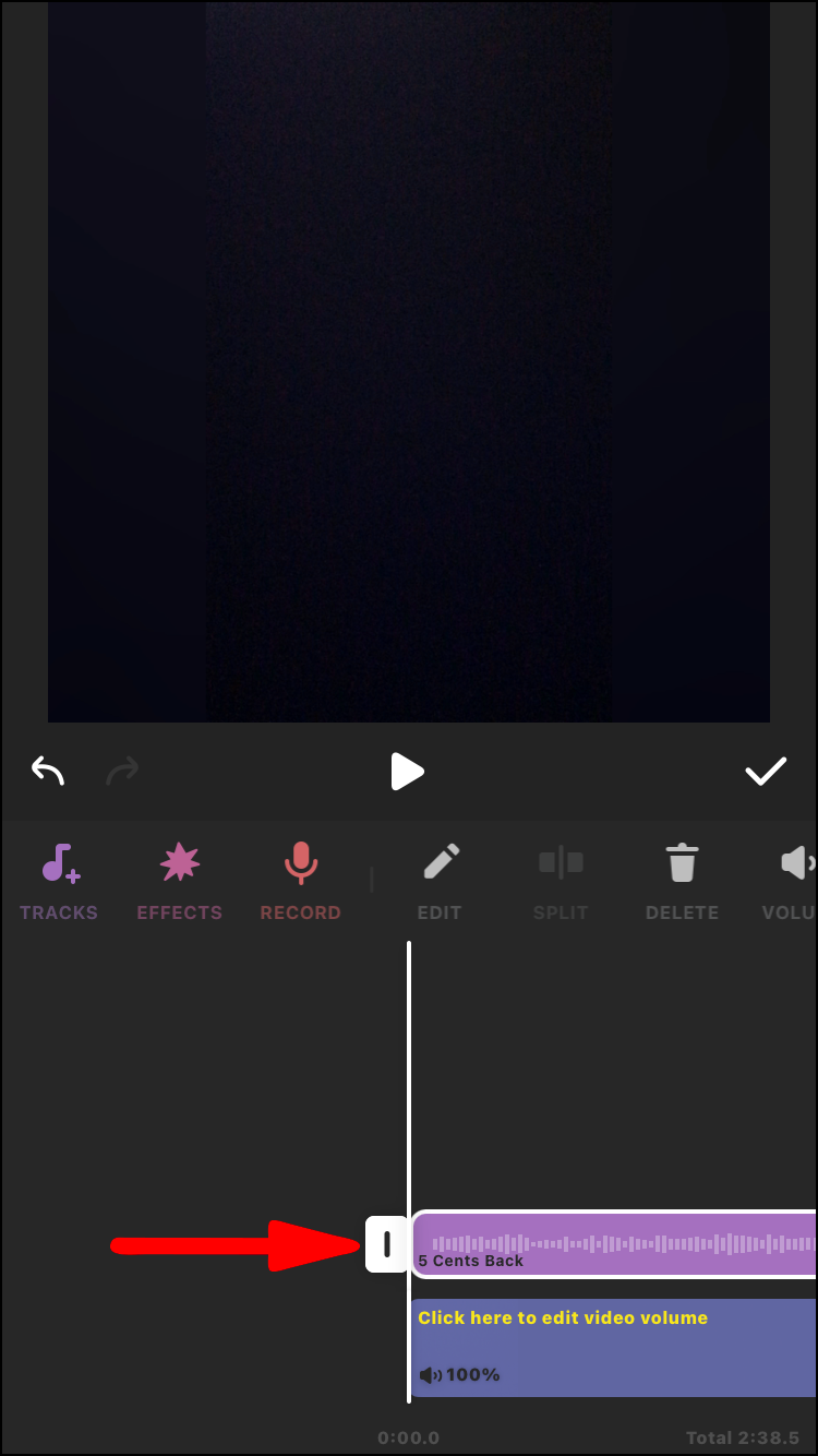 Then select the “Next” option and adjust the sound to match the video.