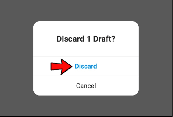 Select Discard. 