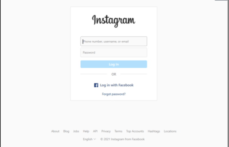 Finally, type in your Instagram “username” and “password,” then click “Log In.”