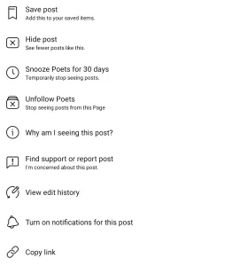 you can unfollow users from your news feed by selecting Hide post