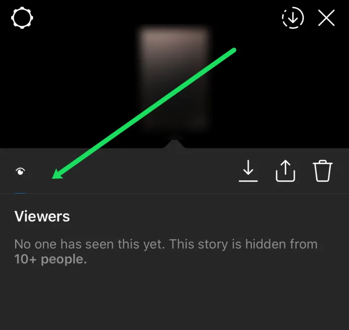 You can swipe up from within one of your own Instagram Stories to see who has viewed it.