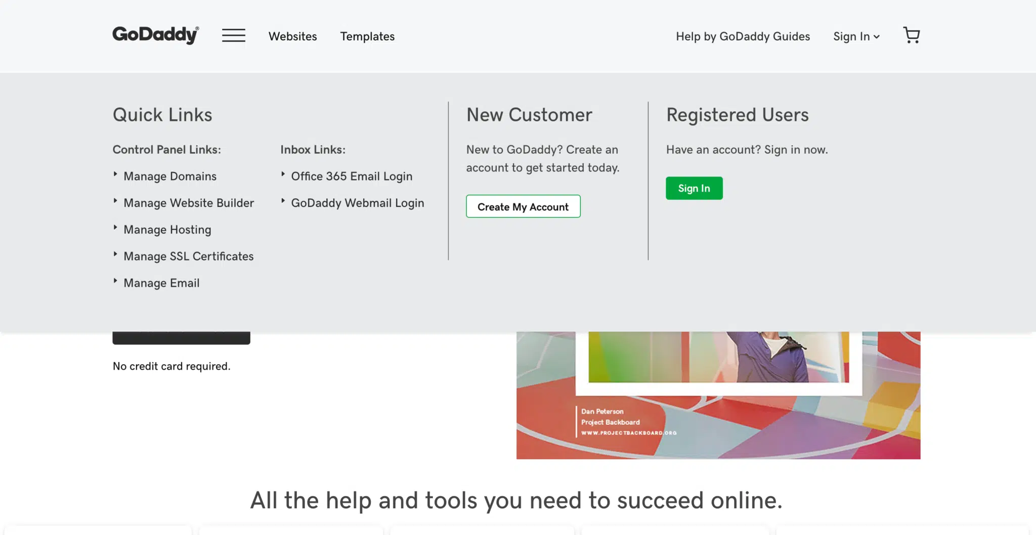 How To Log Into GoDaddy and Manage The Domain Name