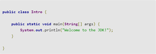 intro java