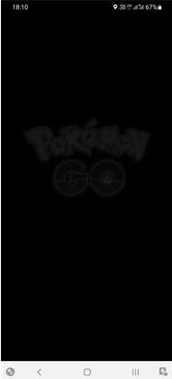 pokemon GO black screen