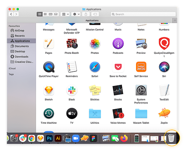 uninstall programs from mac