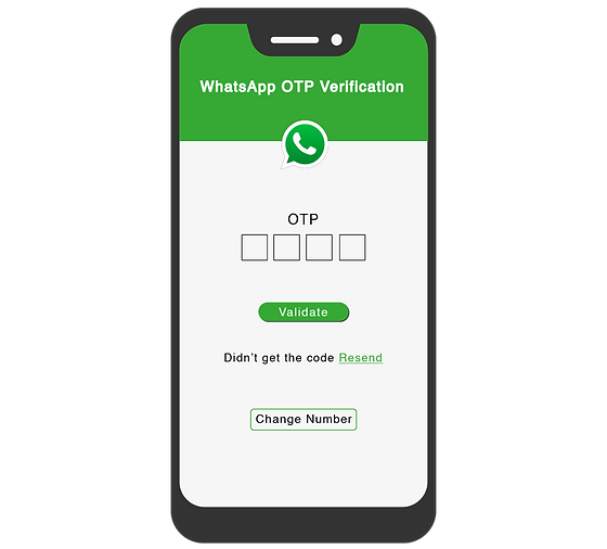 Verify your phone number via OTP