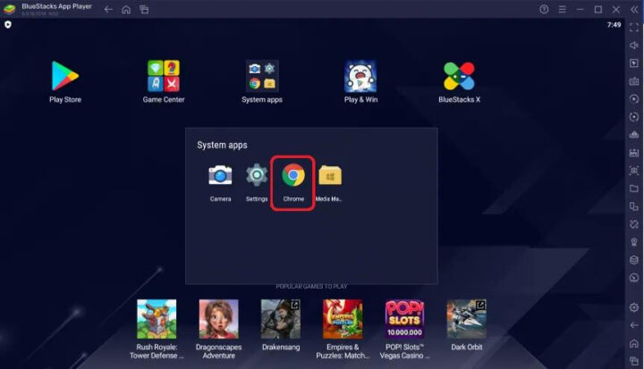 BlueStacks-Emulator-Google-Chrome