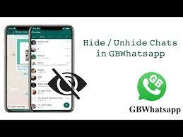 Hide and Unhide Chats in GBWhatsApp