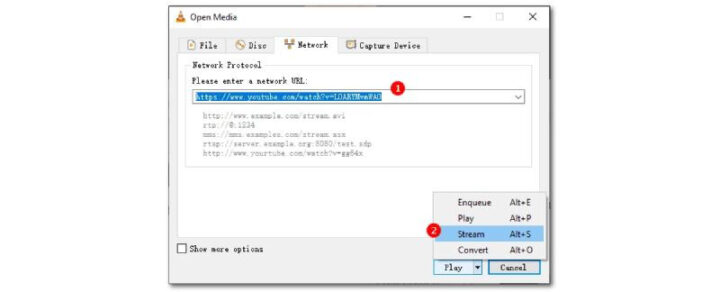 Select ConvertStream (for Windows) or StreamingExporting Wizard