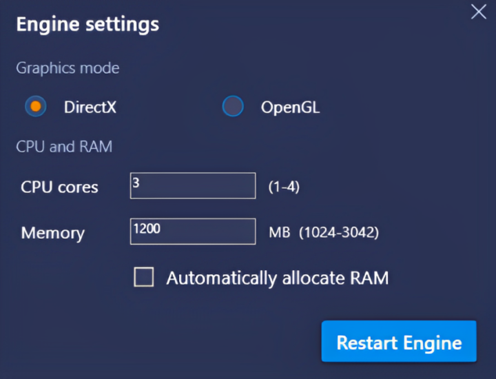 manually fixed by switching to DirectX