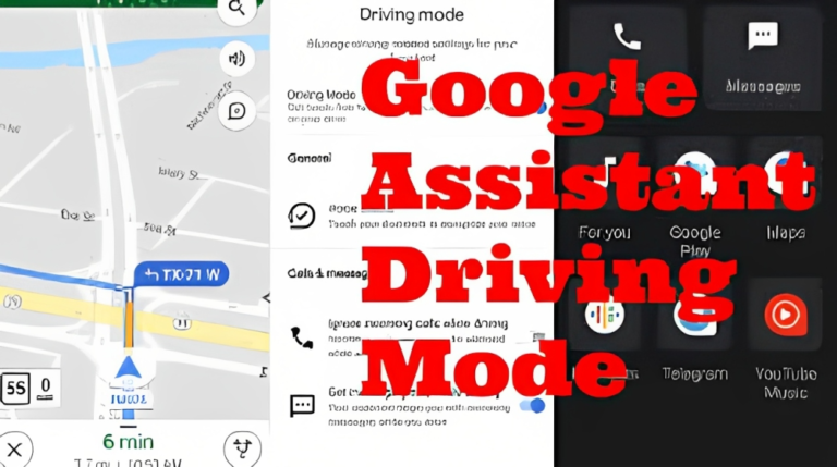 How to use Google Assistant Driving mode