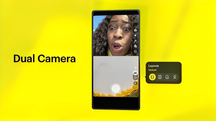 Snapchat Dual Camera