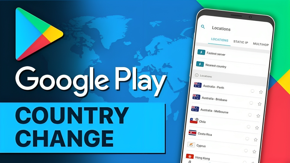 Change Your Default Country On Google Play Store