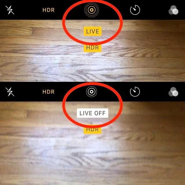 Turn Off Live Photos on Iphone