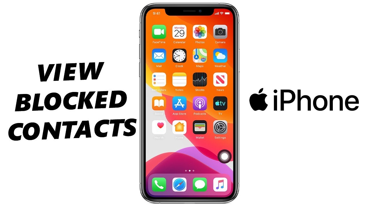 View All Blocked Numbers On Your IPhone