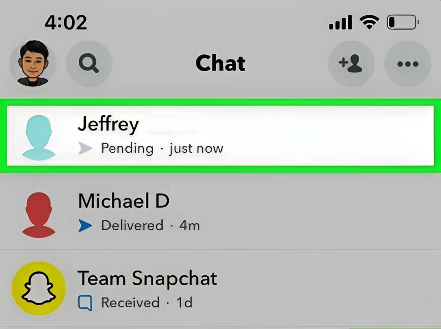 What does pending mean on Snapchat‍