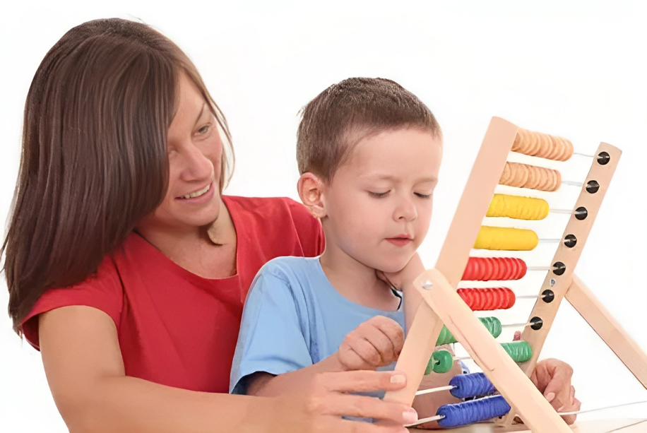 math-playing-with-child