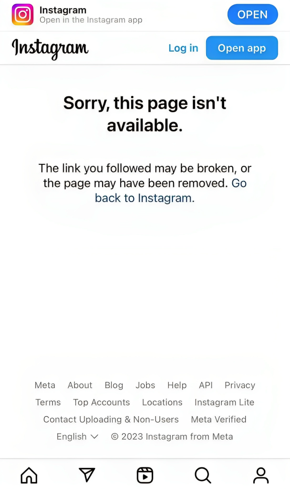 sorry-this-page-isnt-available-instagram