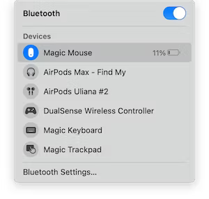 Check Bluetooth is connected