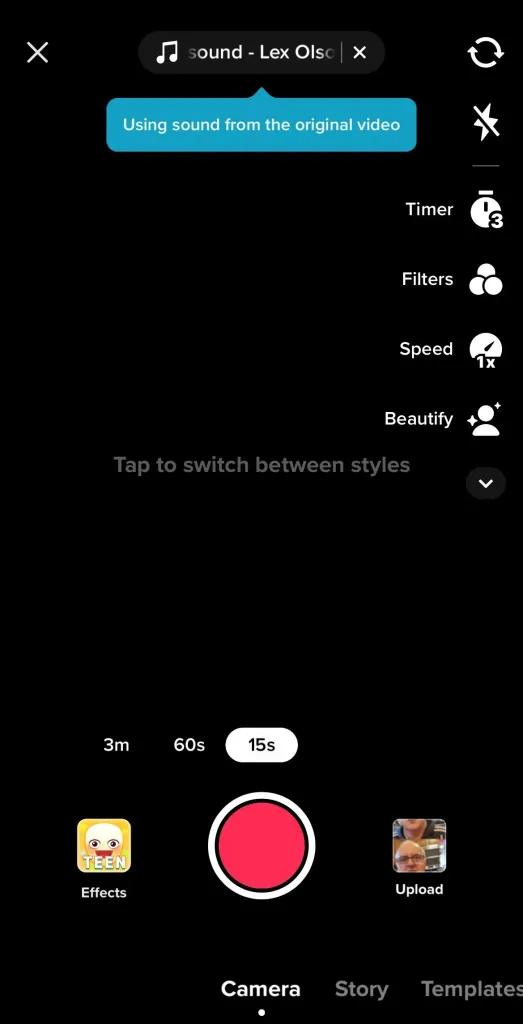 How to use the teenage look filter on TikTok