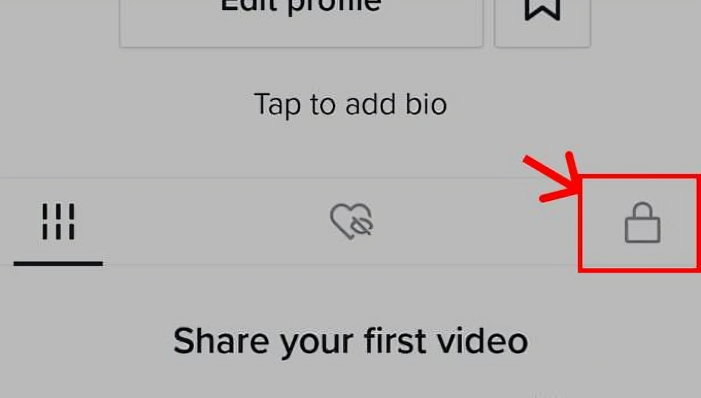Press the Lock Icon