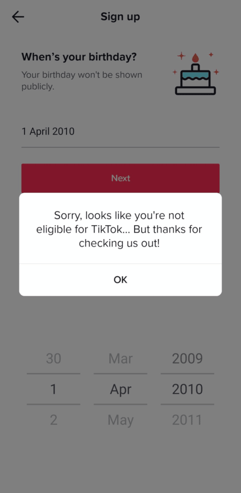 tiktok-error-not-eligible