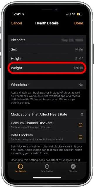 Choose Weight